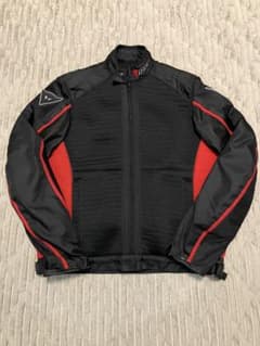 DAINESE メッシュジャケット 黒 赤 サイズ52 L相当 プロテクター付き DAINESE メッシュジャケット 黒 赤 サイズ52 L相当 プロテクター付き