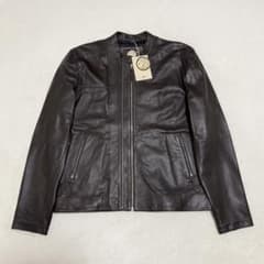 【タグ付き未使用】プリティグリーン レザージャケット シングルライダース 本革 タグ付き未使用】プリティグリーン レザージャケット シングル