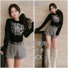 Darich ダーリッチ　DRビジューフラワーリブニットトップスのサムネイル