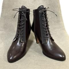 LANVIN en Blue ショートブーツ 茶色24.5cmのサムネイル