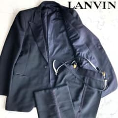 L相当【超高級】定価30万超！ランバン LANVIN タキシードスーツ 