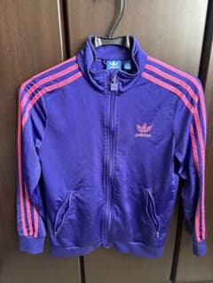 adidas ヴィンテージ ジャージ　紫 ピンク 古着のサムネイル