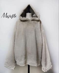 新品未着用】MeisMe メイスム Eco fur hoodie - メルカリ