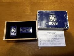 【非売品】SUNTORY BOSS COFFEE ピンバッジ 2種セット
