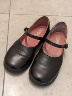 Camper Mary Jane strap pumps, black, 23.5cm, size 37