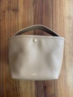 ch!iiibag レザーバスケット ベージュ - メルカリ