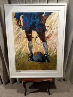 【希少】Alderson サッカー オリンピック 大型絵画のサムネイル