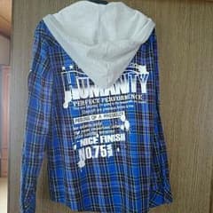 サイズ150  チェックシャツのサムネイル