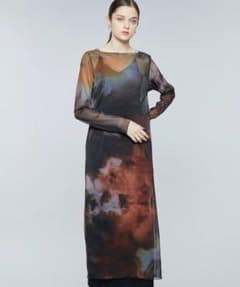 完売商品 Ameri MIRANDA TAIDAI SHEER LONG TOP - メルカリ