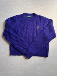 UNITED COLORS OF BENETTON ケーブルニット 長袖のサムネイル