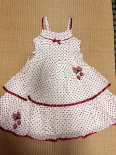 Shirley Temple シャーリーテンプル いちごドットジャンパースカートのサムネイル