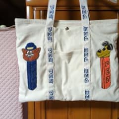 PEZキャラクター刺繍トートバッグのサムネイル