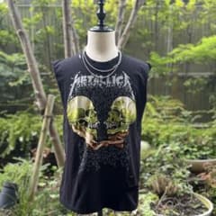 METALLICA メタリカ　スカルデザイン ダメージ加工　タンクトップのサムネイル