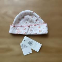 PETIT BATEAU フラワー柄 ベビー帽子 46cmのサムネイル