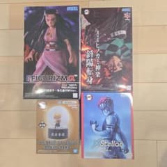【新品未開封】鬼滅の刃 フィギュア 4点セット炭治郎禰豆子猗窩座善逸