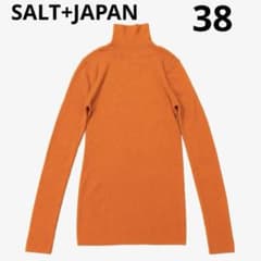 SALT+JAPAN ウールリブタートル／ハイネックニット 38