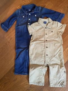 ★ Baby Gap つなぎ ロンパース　２枚セット★のサムネイル