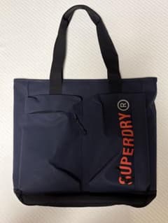 Superdry（極度乾燥しなさい） トートバッグ　ネイビー Superdry（極度乾燥しなさい） トートバッグ ネイビー - メルカリ