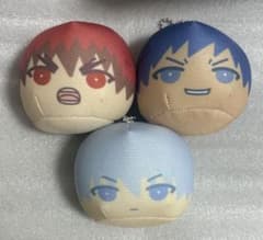 Kuroko's Basketball Manju Mascot: Kuroko, Aomine, Kagami