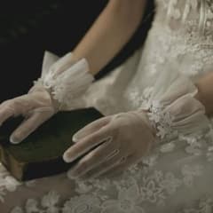 ウェディンググローブ　手袋　結婚式　前撮りのサムネイル