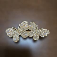 蝶デザイン ヘアクリップのサムネイル