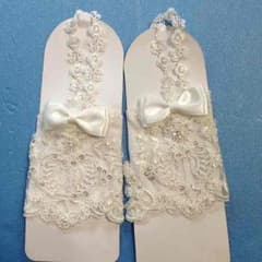 ウェディングショートグローブ フィンガーレスのサムネイル