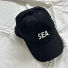 WIND AND SEA SEA刺繍キャップ Fサイズ 黒のサムネイル