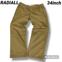 RADIALL チノパン　ベージュ　34インチ ラディアル RADIALL ワークパンツ チノパン ルード 34 L ボトム - メルカリ