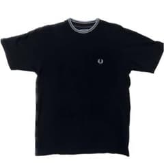 フレッドペリー　ポロシャツ　Tシャツ　古着　ヴィンテージ　テック系　黒　鹿の子のサムネイル