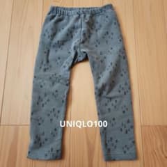 UNIQLO フリース 長ズボン 100cm 木の模様のサムネイル