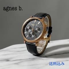 人気】agnes b. アナログ腕時計 クロノグラフ - メルカリ