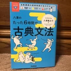 八澤のたった6時間で古典文法のサムネイル