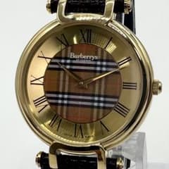 【稼働/新品電池】BURBERRY 3200 ノバチェック ローマン文字盤 QZ 稼働/新品電池】BURBERRY 3200 ノバチェック ローマン文字盤 QZ - メルカリ