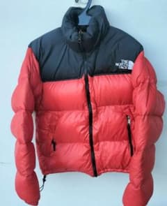 90s THE NORTH FACE ダウン レッド\ブラック NFOO3AS - メルカリ