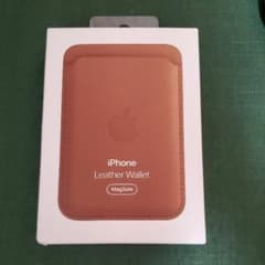 Apple MagSafe対応レザーウォレット サドルブラウンのサムネイル