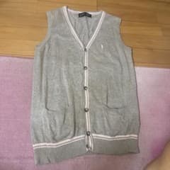 East Boy ノースリーブカーディガン グレーのサムネイル