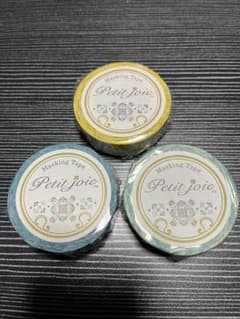 Petit joie マスキングテープ 3個セットのサムネイル