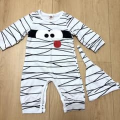 ハロウィン ミイラ男 ロンパース サイズ80のサムネイル