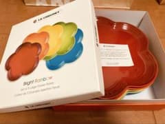 LE CREUSET フラワープレート23cm 5枚 レインボーのサムネイル