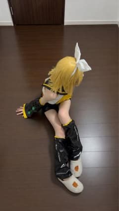鏡音リン コスプレ衣装 ウィッグ付き パテントレザー 鏡音リン コスプレ衣装 ウィッグ付き パテントレザー - メルカリ