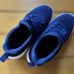 スニーカー ネイビー 厚底のサムネイル