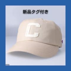 新品タグ付き　チャンピオン　キャップ　マッシュワッペン　ベージュのサムネイル