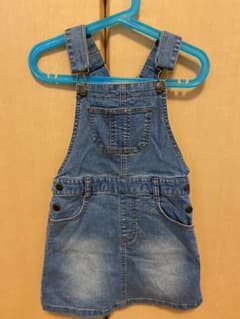 グローバルワークのデニム ジャンパースカート サロペットのサムネイル