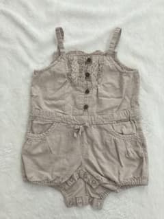 Biquette ベージュロンパース 90のサムネイル