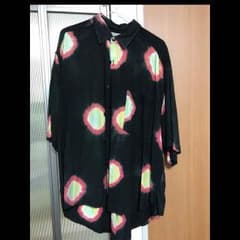 古着 火の玉 柄シャツのサムネイル