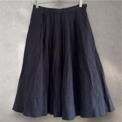 MARGARETHOWELL マーガレットハウエルリネン100%プリーツスカート