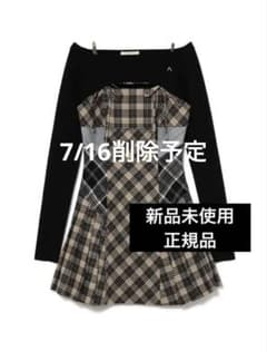 ☘️正規品☘️新品☘️andmary Nadia check pleats mini - メルカリ