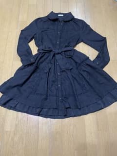 axes femme ブラック 長袖ワンピースのサムネイル