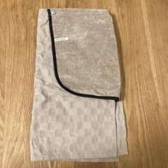 idée Zora ベージュチェックエプロンのサムネイル