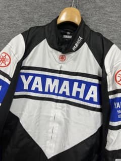 良好 YAMAHA ヤマハ ナイロン シングルライダースジャケット XXL 